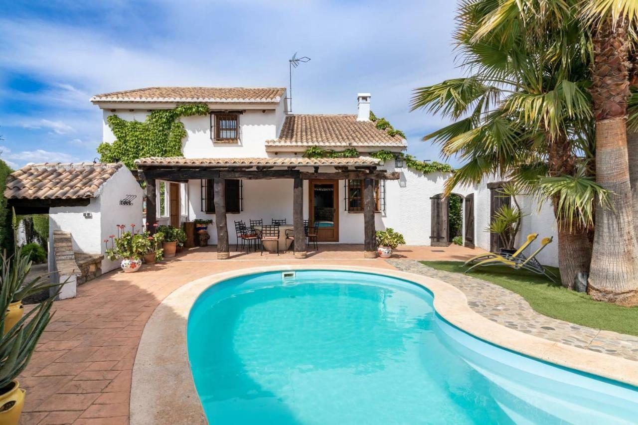 Encantadora Casa Con Piscina Privada Y Chimenea Padul Exterior foto